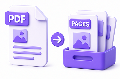 Extract PDF pages